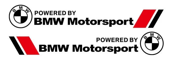 ​ The iconic “POWERED BY BMW Motorsport” logo, combining the classic blue/white roundel with dynamic racing graphics. This design is a symbol of BMW’s high-performance heritage, ideal for enthusiasts and brand merchandise.