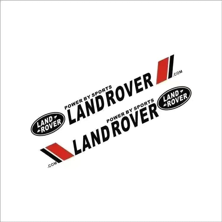The powerful “Land Rover POWER BY SPORTS” logo, combining classic typography with bold red accents. This design embodies the brand’s spirit of adventure and capability, ideal for merchandise, apparel, or brand storytelling.