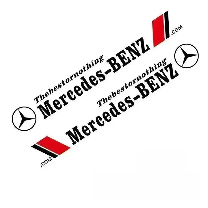 Official Mercedes-Benz brand logo and “The best or nothing” slogan in digital format. This clean, high-contrast graphic (red, black, white) on a pure white background is a perfect digital asset for professional websites, presentations, or brand identity showcases.