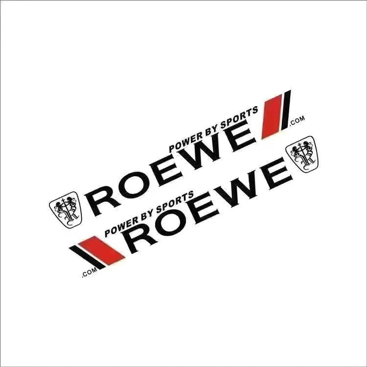 Modern Roewe “POWER BY SPORTS” logo showcasing the iconic twin-lion emblem and dynamic typography. This high-contrast graphic is ideal for representing the brand’s sporty lineage in digital or print media.