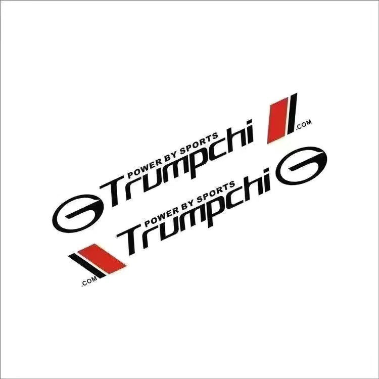 ​ “Trumpchi POWER BY SPORTS” branding decals with a sleek, tilted design. Ideal for car enthusiasts looking to personalize their vehicle with a modern, performance-oriented statement.